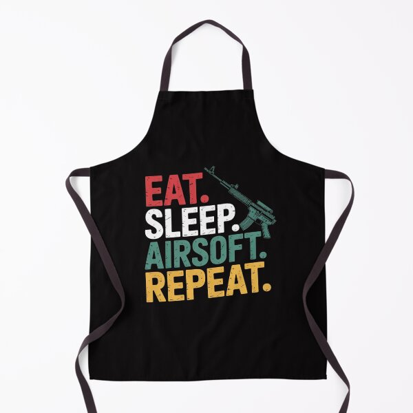 Item preview, Eat Sleep Airsoft Repeat Team Sport Pitch Strategy designed and sold by Minoloinan.