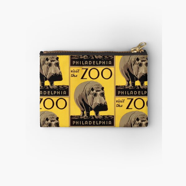 Item preview, Vintage visit Zoo Philadelphia, hippopotamus designed and sold by aapshop.