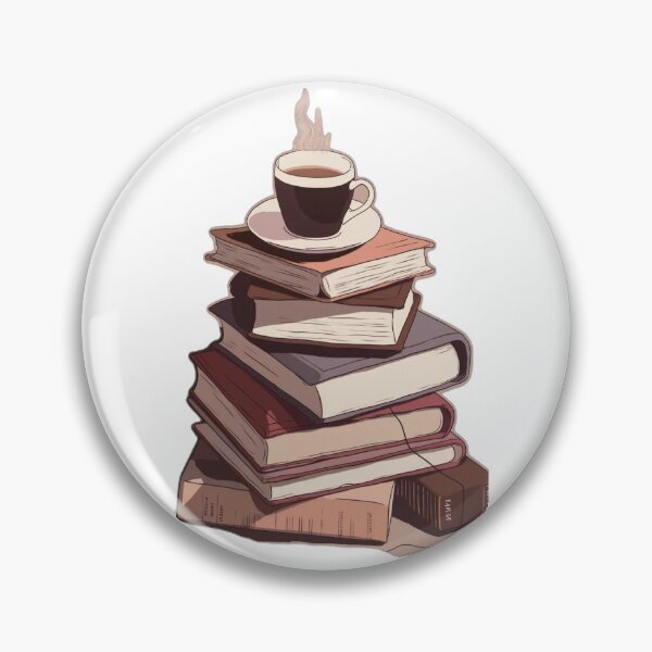 Item preview, Cozy Coffee Cup on Vintage Book Stack Aesthetic designed and sold by ArtByRahim.