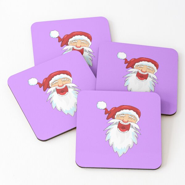 Item preview, Funny Cartoon Santa Claus Face Illustration | Happy Christmas Santa with Big Beard designed and sold by Fashion Empire.