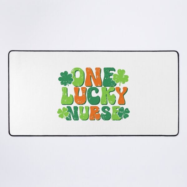 Item preview, One Lucky Nurse - Retro St. Patrick’s Day designed and sold by stylishdzign.