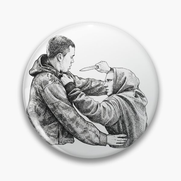 Item preview, Man Makes Threat by Knifepoint designed and sold by Naux | Design & Illustration.