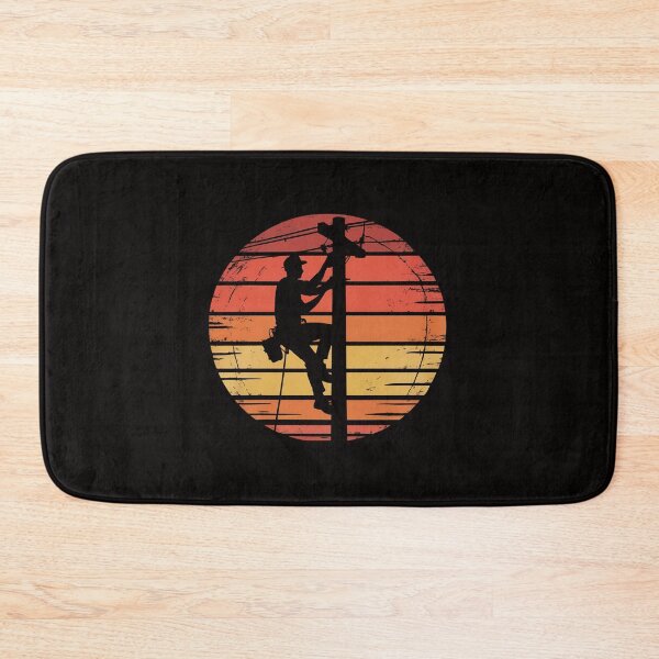 Item preview, Distressed Lineman for Power Pole electricians designed and sold by BotboutiquePre.