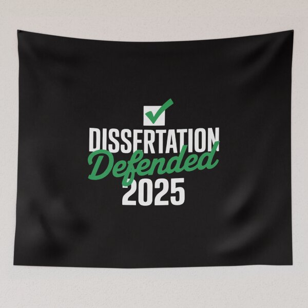 Item preview, Dissertation Defended 2025 For PhD EdD Doctorate Graduation designed and sold by BotboutiquePre.
