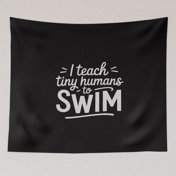 Item preview, Cute Swim Coach Tiny Humans Swimming Instructor designed and sold by BotboutiquePre.