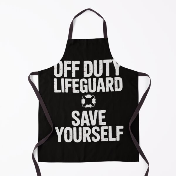 Item preview, Cute SAVE YOURSELF OFF DUTY Lifeguard Swimming Pool Beach designed and sold by BotboutiquePre.