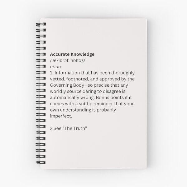 Item preview, Accurate Knowledge designed and sold by WorldlyGoods25.