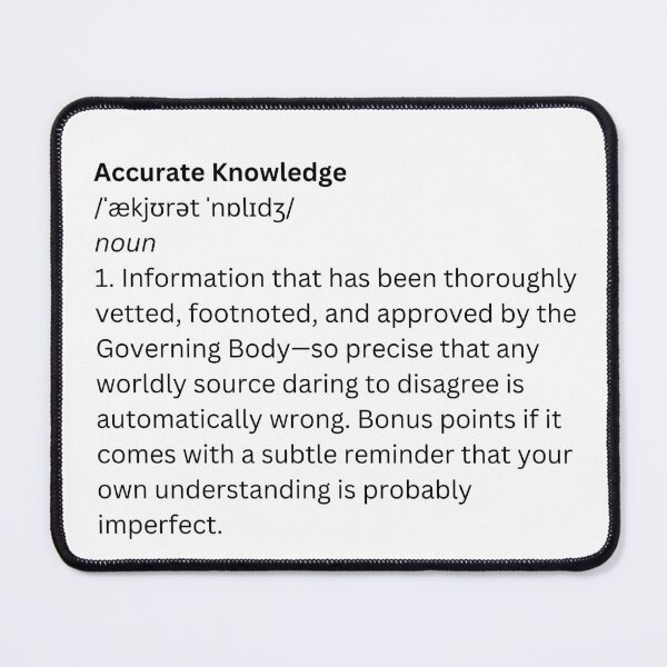 Item preview, Accurate Knowledge designed and sold by WorldlyGoods25.