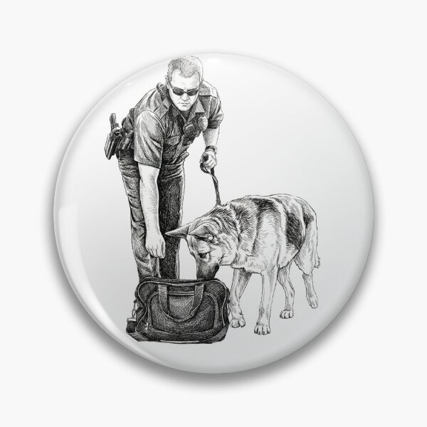 Item preview, Police and K9 Investigate a Bag designed and sold by Naux | Design & Illustration.