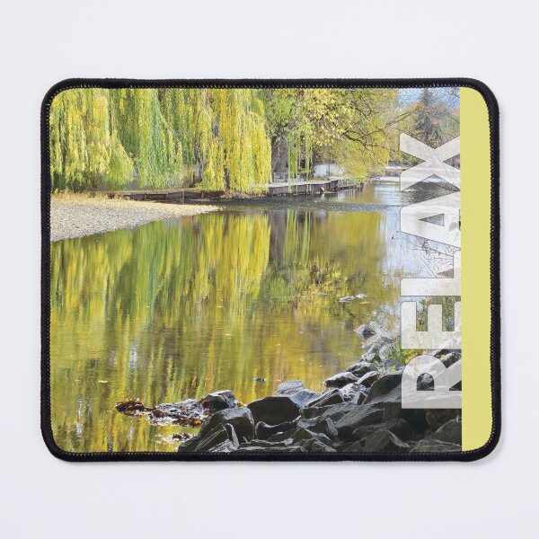Item preview, RELAX... beautiful reflection of fall foliage in the creek designed and sold by CHASAcreative.