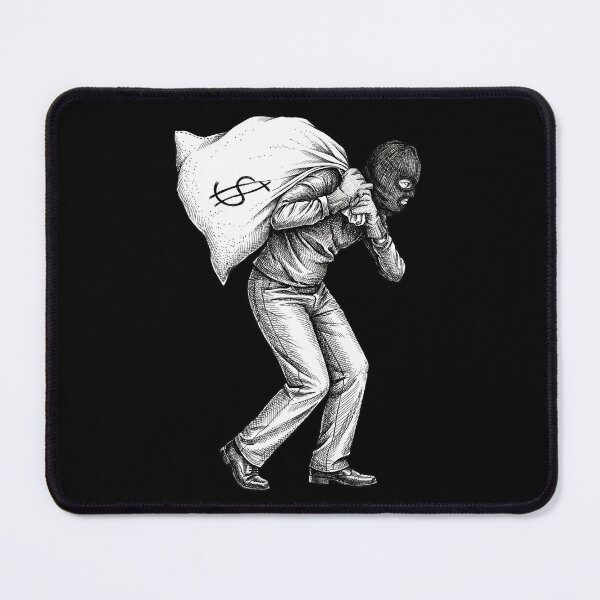 Item preview, Robber Carrying Sack of Money designed and sold by Naux | Design & Illustration.