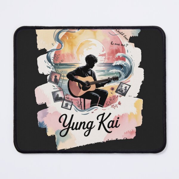 Item preview, yung kai blue indie bedroom pop aesthetic paint designed and sold by Nordic Echo.