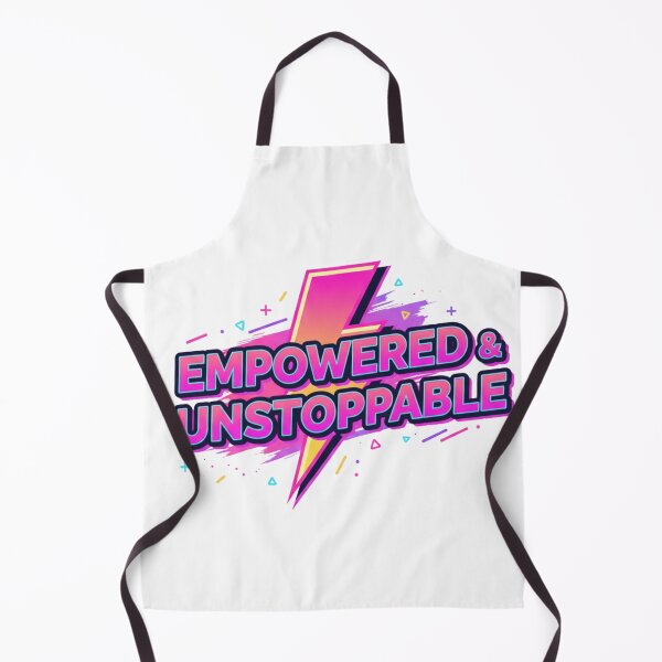 Item preview, Feminist Lightning Bolt – Empowered & Unstoppable Retro Neon Style designed and sold by Tily360.