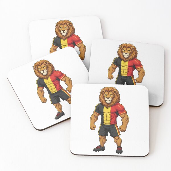 Item preview, Powerful Belgian Lion Football Mascot 2026 designed and sold by ArtByKatti.