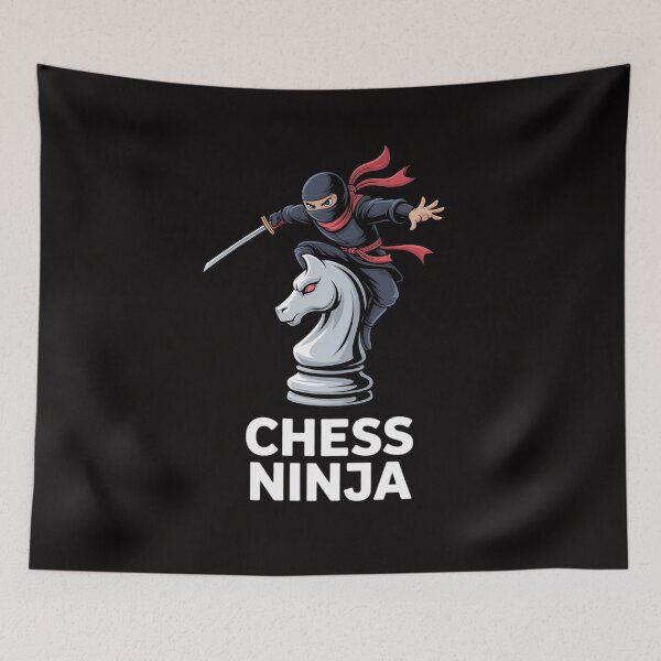 Item preview, Chess Ninja Player Board Game Lover Xmas Gift Men Kids designed and sold by czechascheledu.