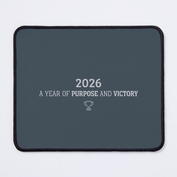 Item preview, 2026 A Year of Purpose and Victory Motivational Logo Design designed and sold by Gahyl7.