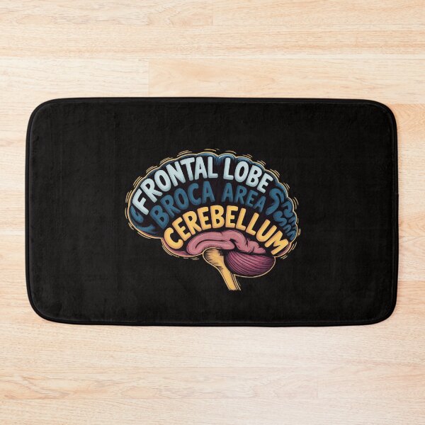 Item preview, Brain Typography RN Nurse Neurologist Doctor Word Bubble designed and sold by czechascheledu.