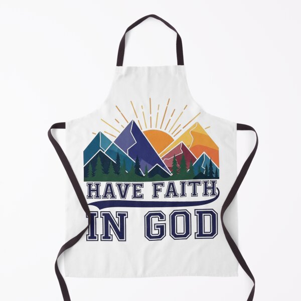 Item preview, Have Faith In God - Retro Mountain Sunrise Graphic designed and sold by Faithloveshop.