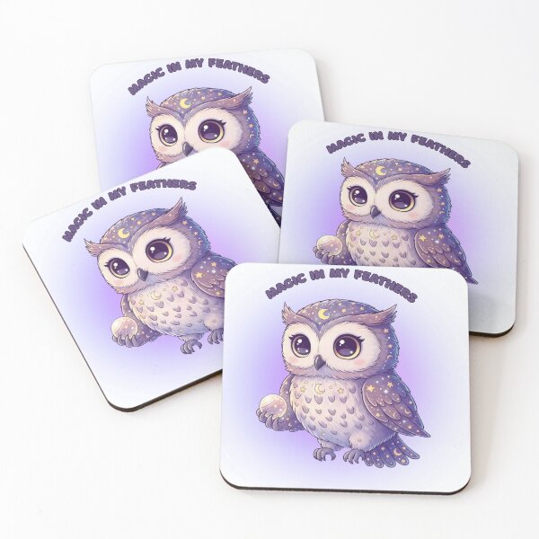 Item preview, Cute Magical Owl, Moonlit Magic Vibes designed and sold by joleyjl.