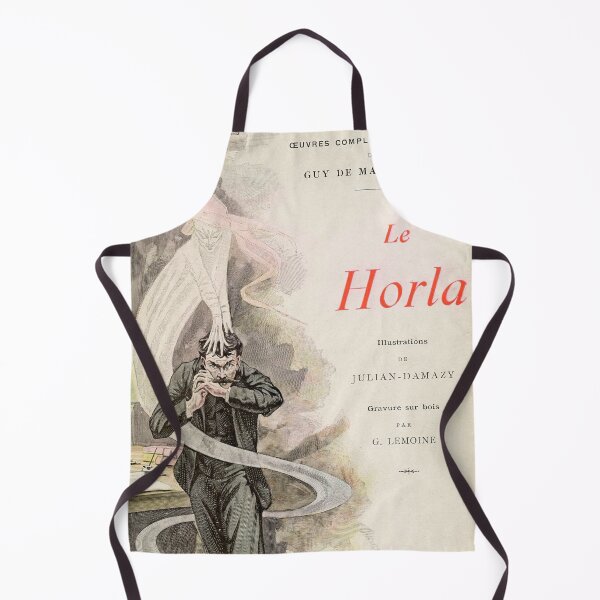 Item preview, 'Le Horla' by Guy de Maupassant, old book cover designed and sold by Filologica.