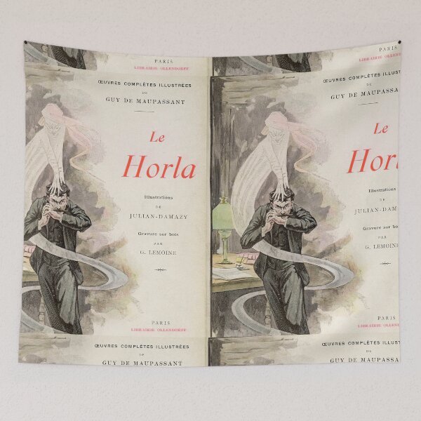 Item preview, 'Le Horla' by Guy de Maupassant, old book cover designed and sold by Filologica.