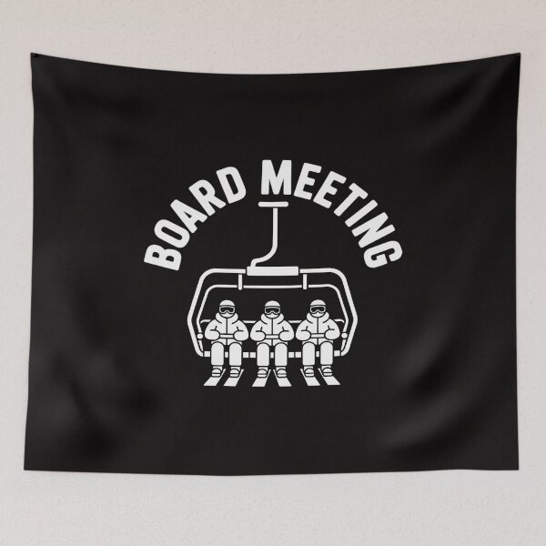 Item preview, Board Meetings - Wintersports Lover Snowboarding Snowboarder designed and sold by czechascheledu.