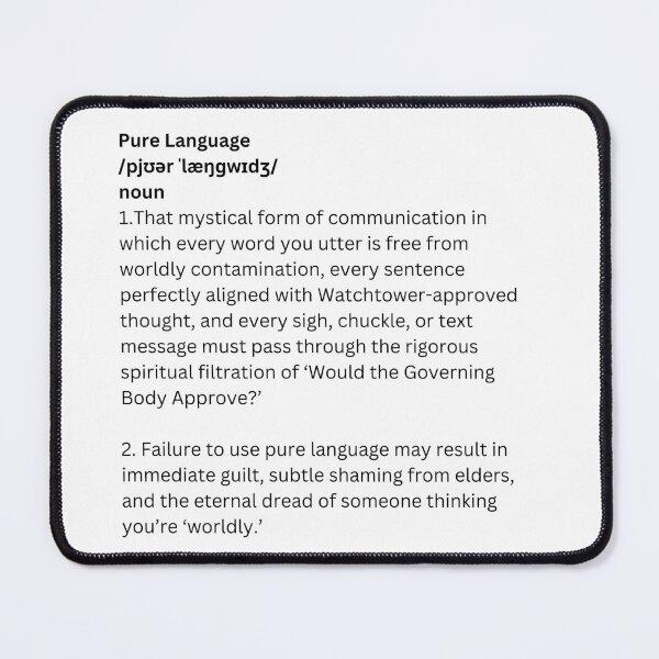 Item preview, Pure language designed and sold by WorldlyGoods25.