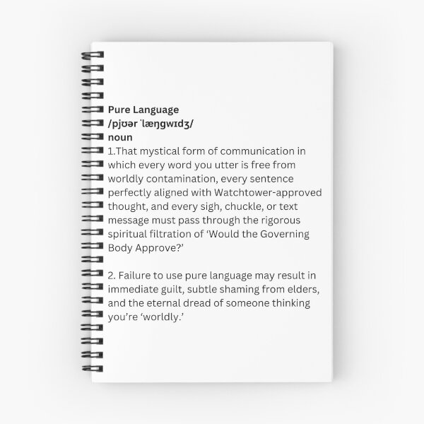 Item preview, Pure language designed and sold by WorldlyGoods25.