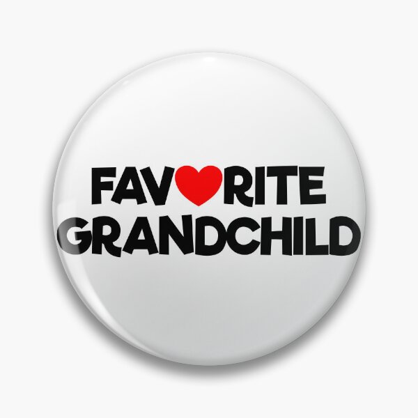Item preview, Funny Red Heart Favorite Grandchild Gear designed and sold by DynamicDesign.