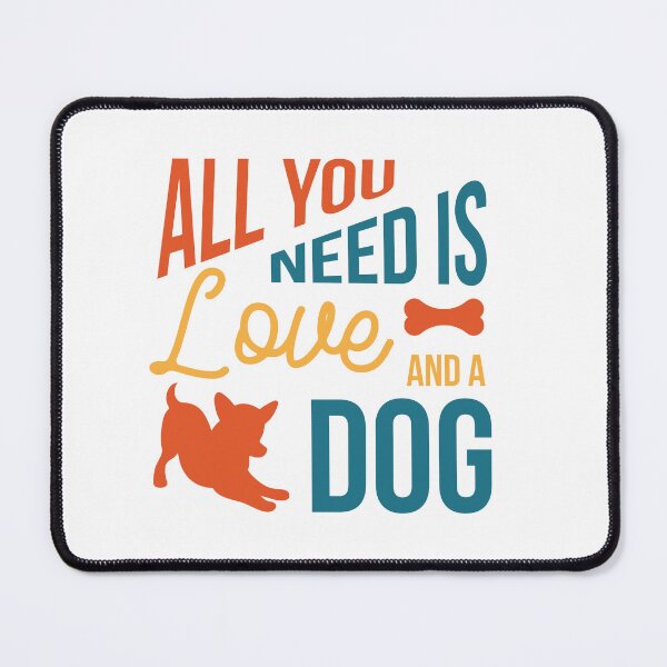 Item preview, All you need is love and a dog designed and sold by Minnesota Fun Designs.