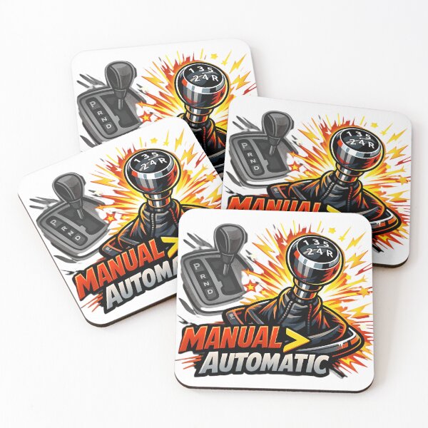 Item preview, Manual > Automatic – Funny Car Enthusiast Gearhead Design designed and sold by gavinroyal.