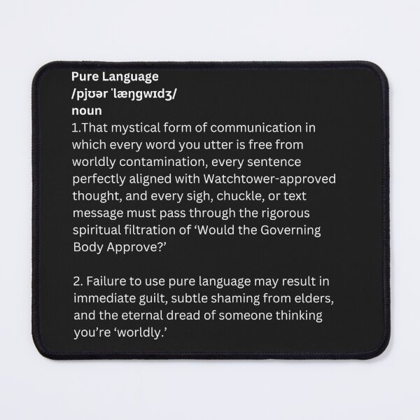 Item preview, Pure language designed and sold by WorldlyGoods25.