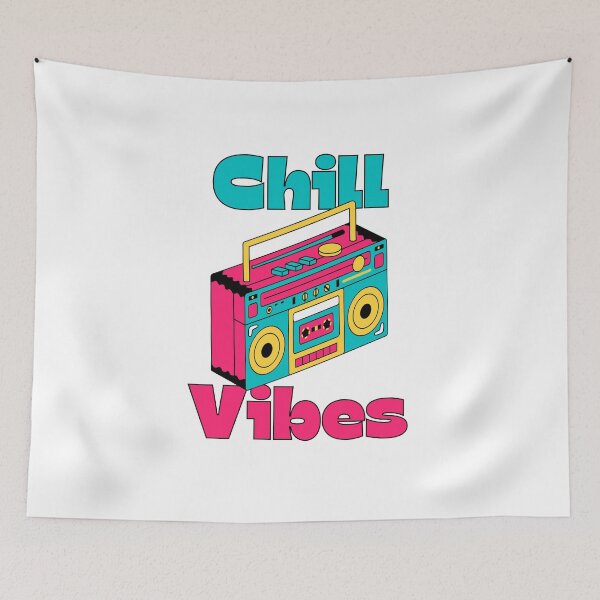 Item preview, Chill Vibes Boombox Tee | Retro 80s Radio Graphic T-Shirt | Vintage Music Shirt designed and sold by YASboutik.