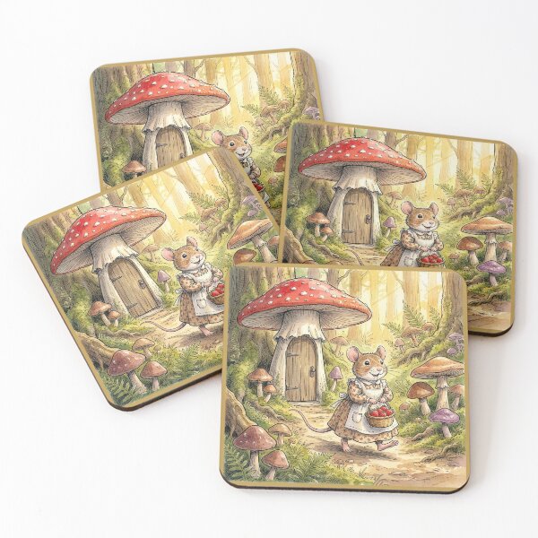 Item preview, Mouse Gathering Strawberries designed and sold by Tridentulus.