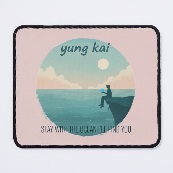 Item preview, yung kai blue indie bedroom pop aesthetic moon designed and sold by Nordic Echo.