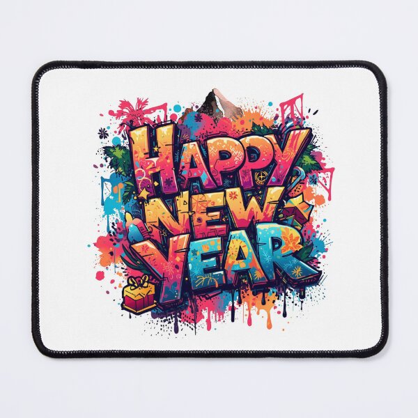 Item preview, Colorful New Year Celebration designed and sold by Modern-Tropical.