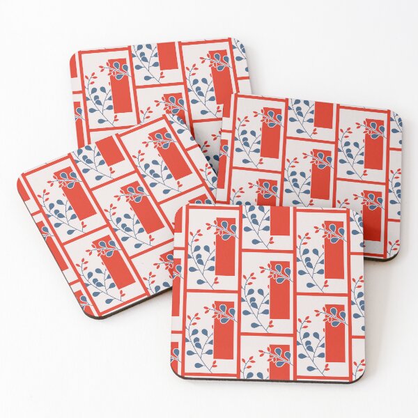 Item preview, Japanese clover and red ribbon designed and sold by sakaki-kagehiko.
