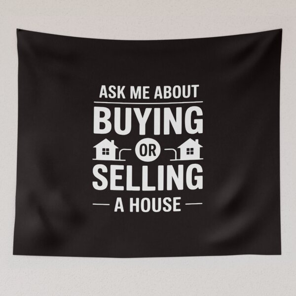 Item preview, Ask Me About Buying Or Selling A House Real Estate Agent designed and sold by lavethediso.