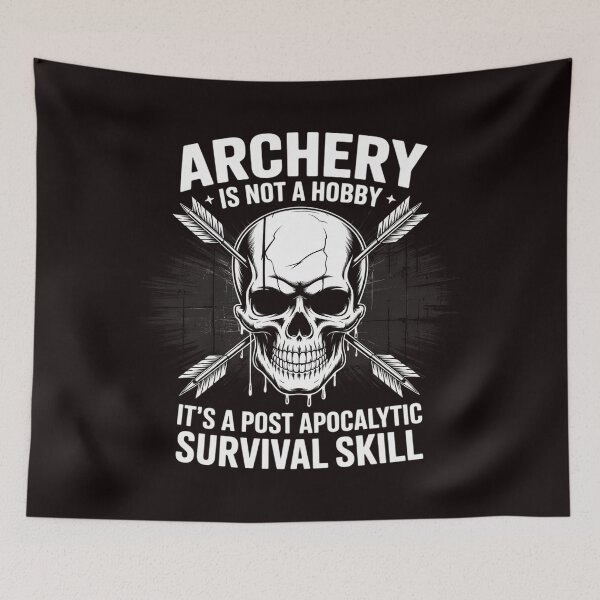 Item preview, Archery Is Not A Hobby - Post Apocalyptic Surivival Skill designed and sold by lavethediso.