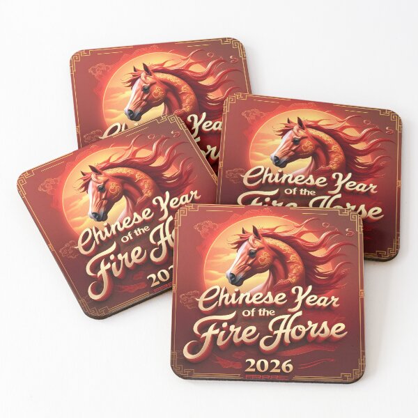 Item preview, 2026 Year of the Fire Horse designed and sold by Pixel Palace.