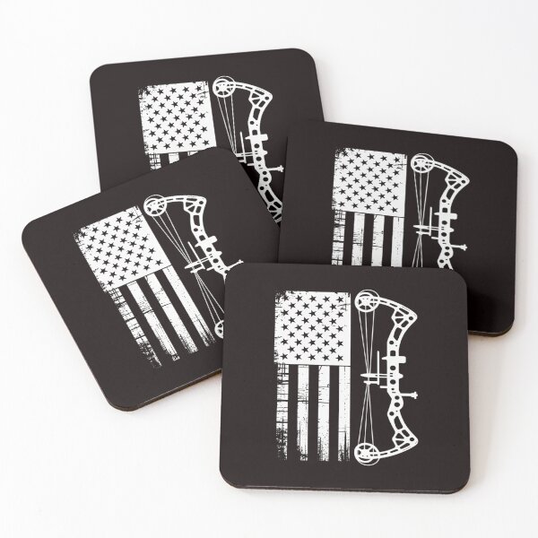 Item preview, American Flag Bowhunting Bow Archery Gift For Deer Hunter designed and sold by lavethediso.