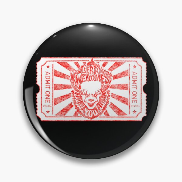 Item preview, (Red and White) Admission One designed and sold by Kate Miller Illustrator.