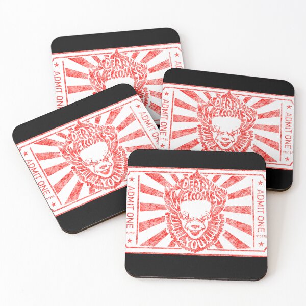 Item preview, (Red and White) Admission One designed and sold by Kate Miller Illustrator.