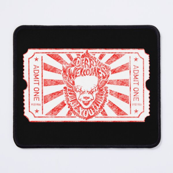 Item preview, (Red and White) Admission One designed and sold by Kate Miller Illustrator.
