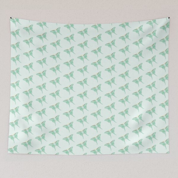 Item preview, Mint Green Luna Moth – Pastel Watercolor Style Fluffy Lunar Moth designed and sold by EmpressDestiny.