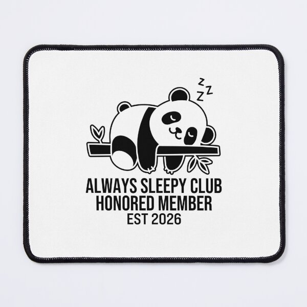 Item preview, Always Sleepy Club – Cozy Nap Lover Crewneck designed and sold by gunaone-design.