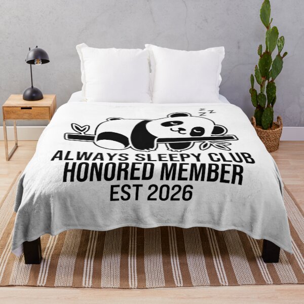 Item preview, Always Sleepy Club – Cozy Nap Lover Crewneck designed and sold by gunaone-design.
