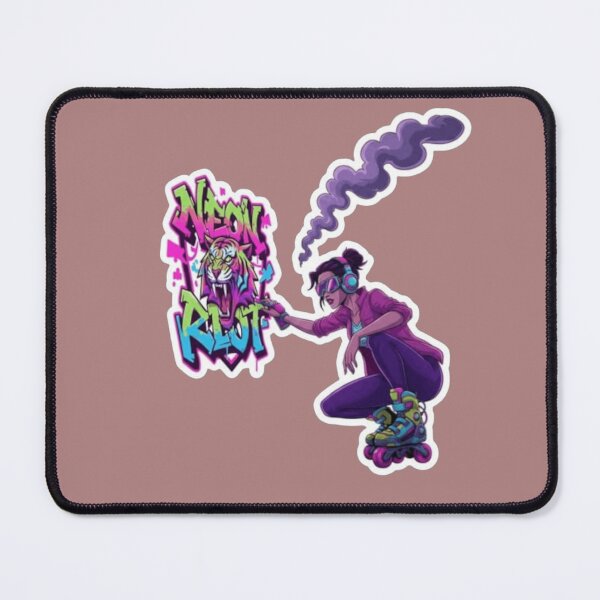 Item preview, Bomb Rush Cyberfunk Graffiti Skater - Street Art Sticker designed and sold by Pixel & Beyond.