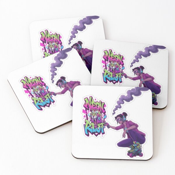 Item preview, Bomb Rush Cyberfunk Graffiti Skater - Street Art Sticker designed and sold by Pixel & Beyond.