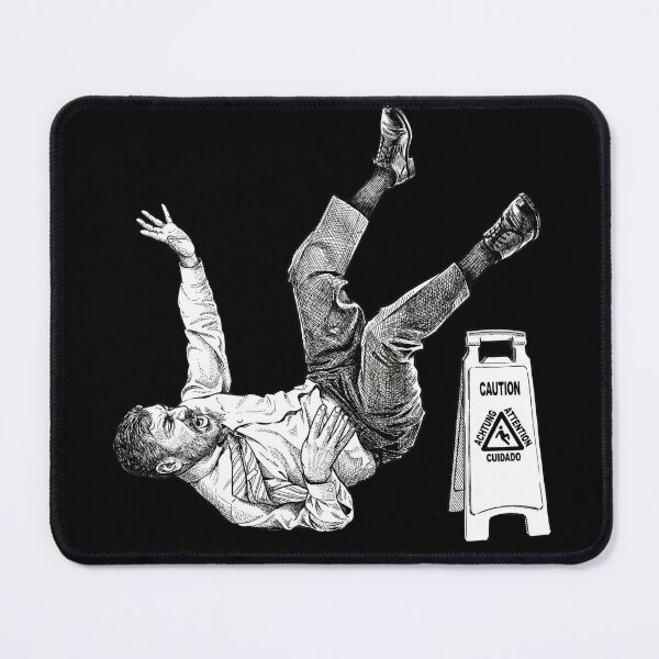 Item preview, Man Slipping on Wet Floor designed and sold by Naux | Design & Illustration.